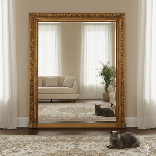 Specchiera antica legno dorato - antica,
