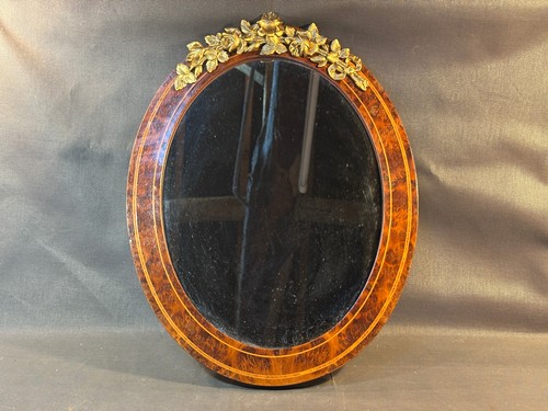 Antico specchio ovale - specchio,