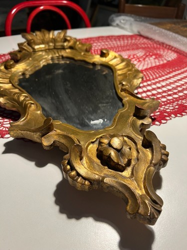 Antica specchiera legno - in,