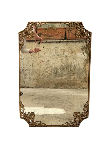 Specchio parete ottone - specchio,