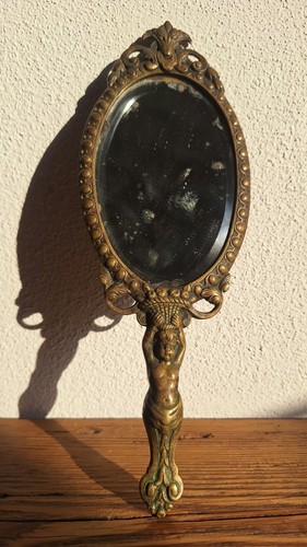 Specchio mano bronzo antico - mano,