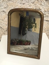 Antico specchio da tavolo con