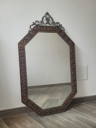 Antico specchio bronzo - specchio, con