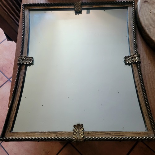 Specchio antico metallo - specchio,