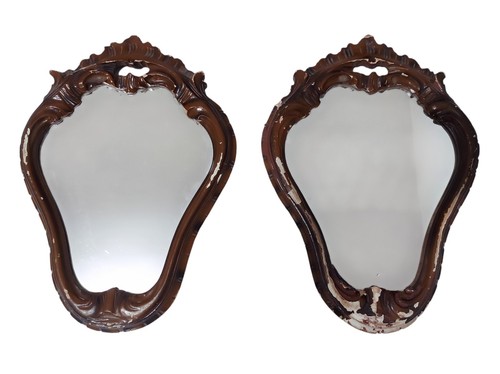 Coppia specchi antichi con - antichi,