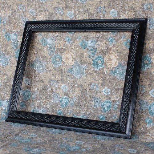 Antica cornice guilloche - cornice, nera