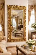 Specchio Intagliato a Mano in