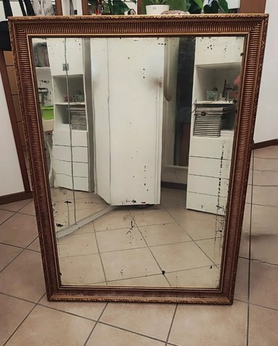 Specchio antico dorato epoca - dorato,