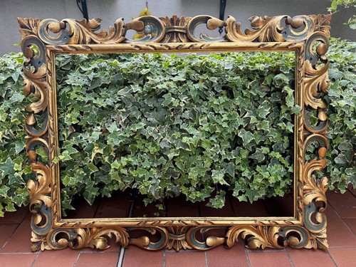 Antica cornice legno dorato - antica,