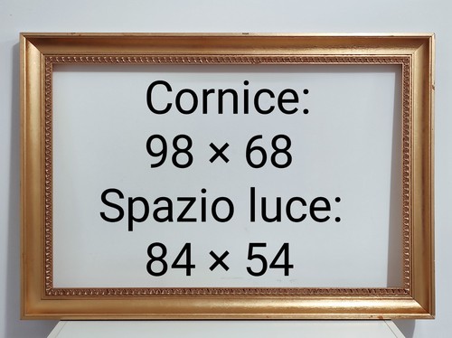 Cornice legno oro grande - cornice, in