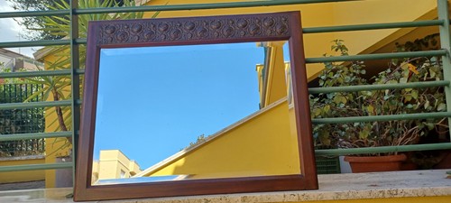 Antica cornice legno con - in,